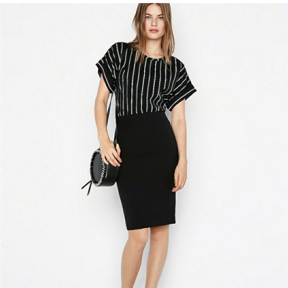 Express | High Waist Pencil Skirt  Black Size 00 C6